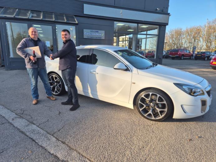 Whoop Cars customer collecting their new car 6