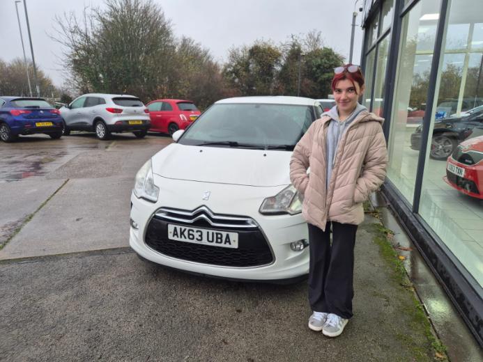 Whoop Cars customer collecting their new car 7